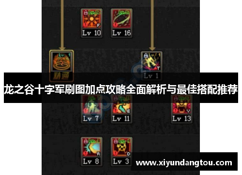 龙之谷十字军刷图加点攻略全面解析与最佳搭配推荐